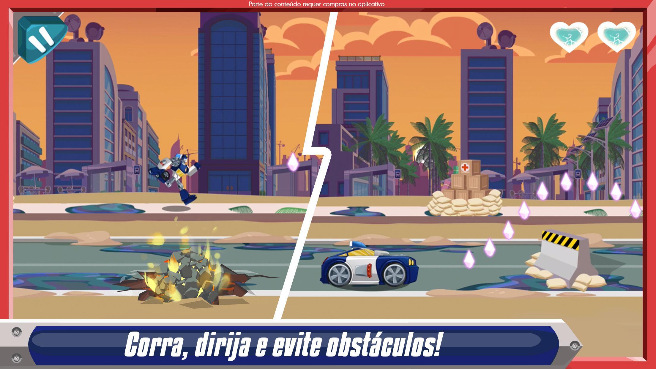 Captura de Tela do Jogo Transformers Rescue Bots: Dash