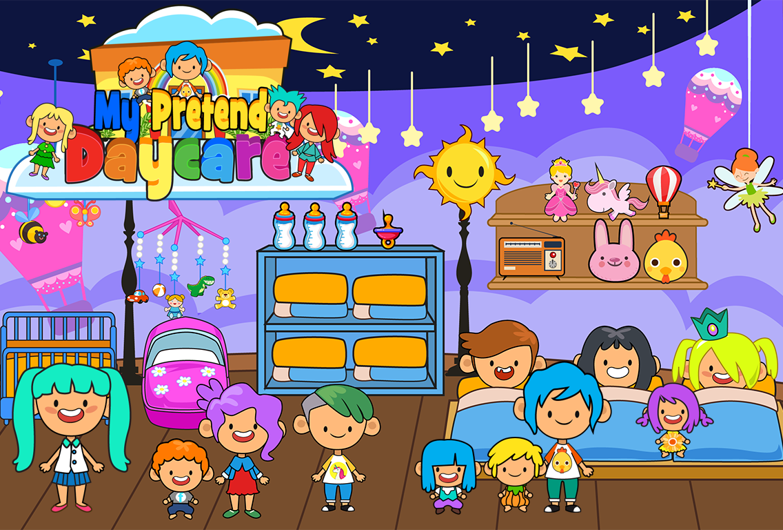 My Pretend Daycare - Kids Babysitter Games FREE 게임 스크린샷