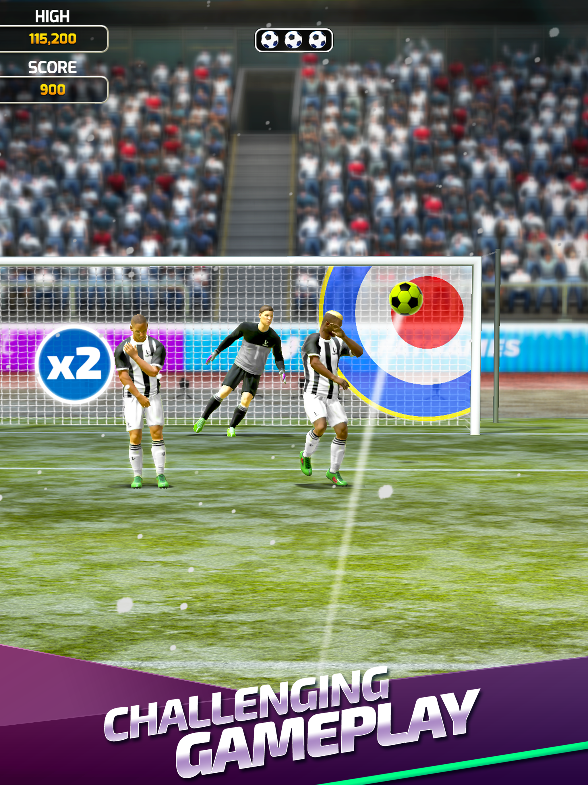 Flick Soccer 25 Game Screenshot