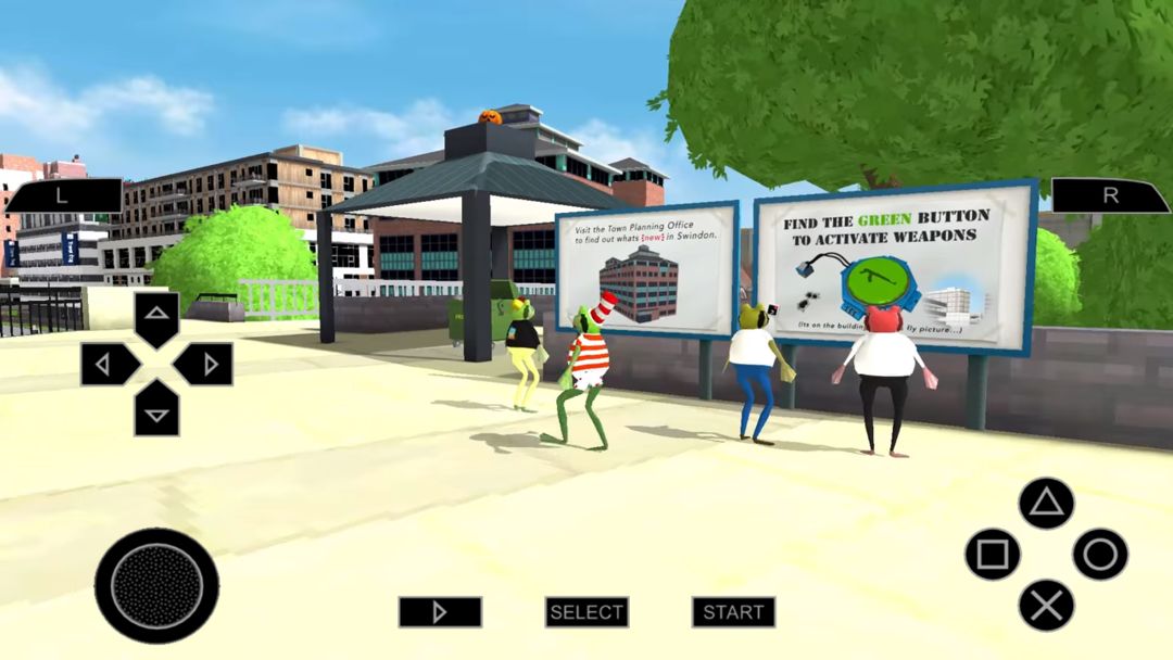 The Amazing frog simulation 게임 스크린 샷