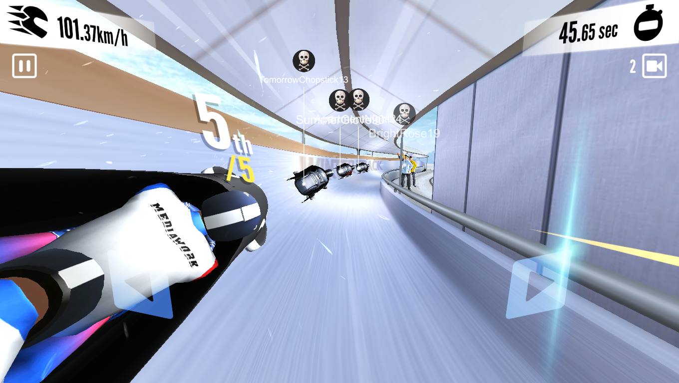 Sleigh Champion  Winter sports Game Screenshot