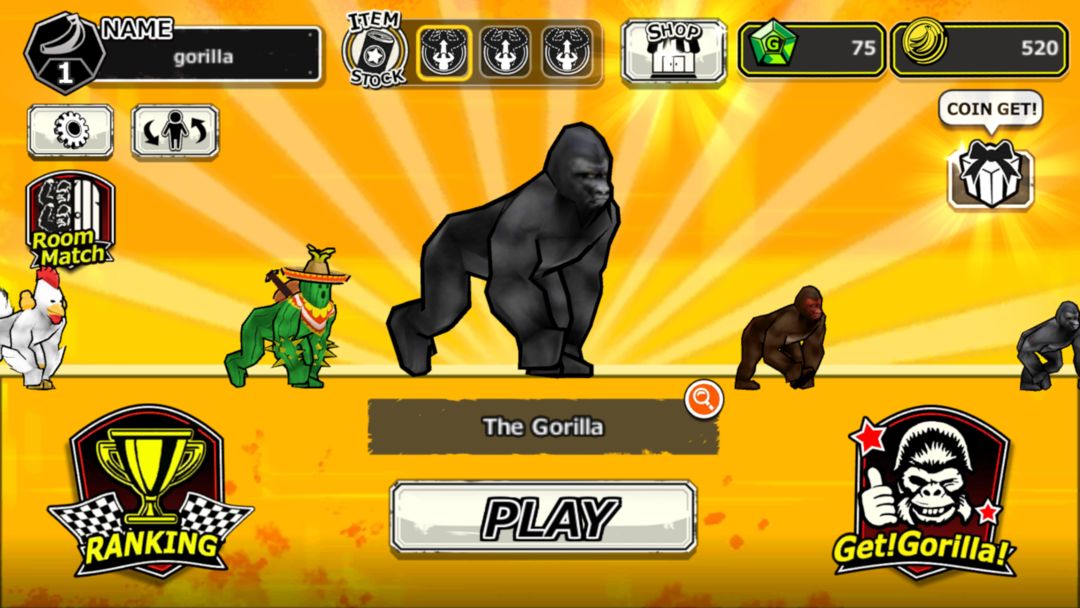 GORILLA ONLINE screenshot game