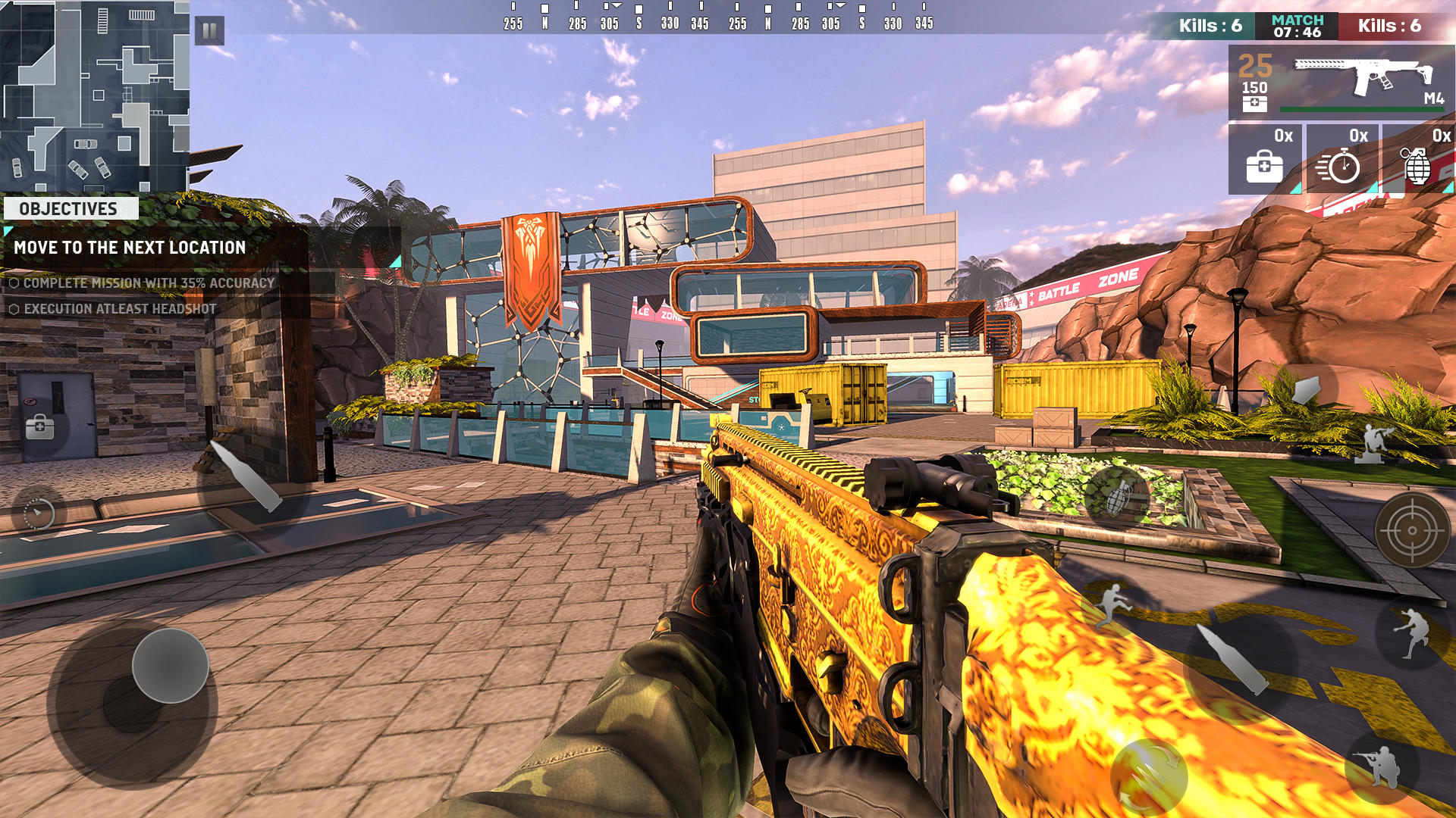 Screenshot of BattleZone: PvP FPS Shooter