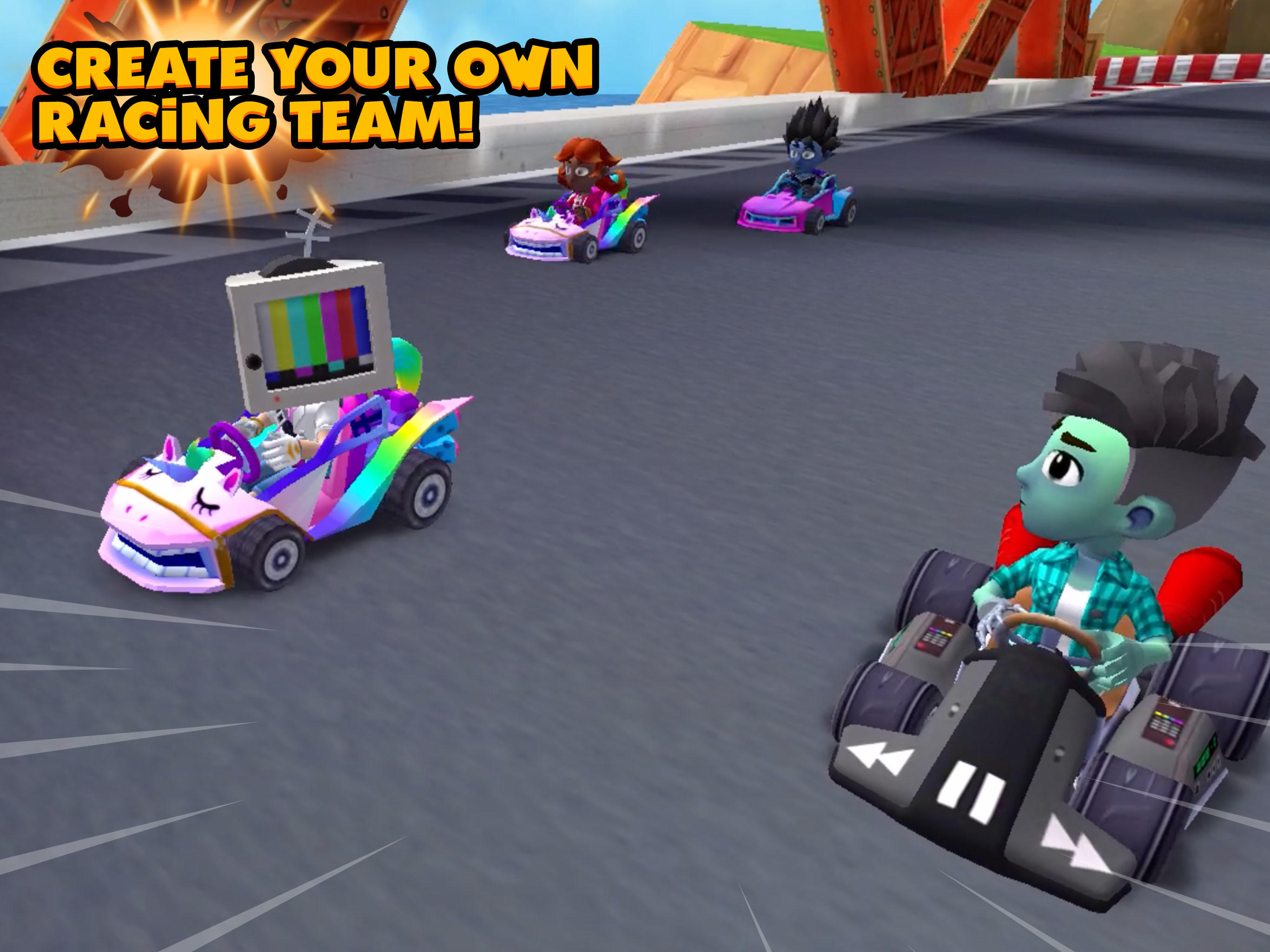 Boom Karts Multiplayer Racing Game Screenshot