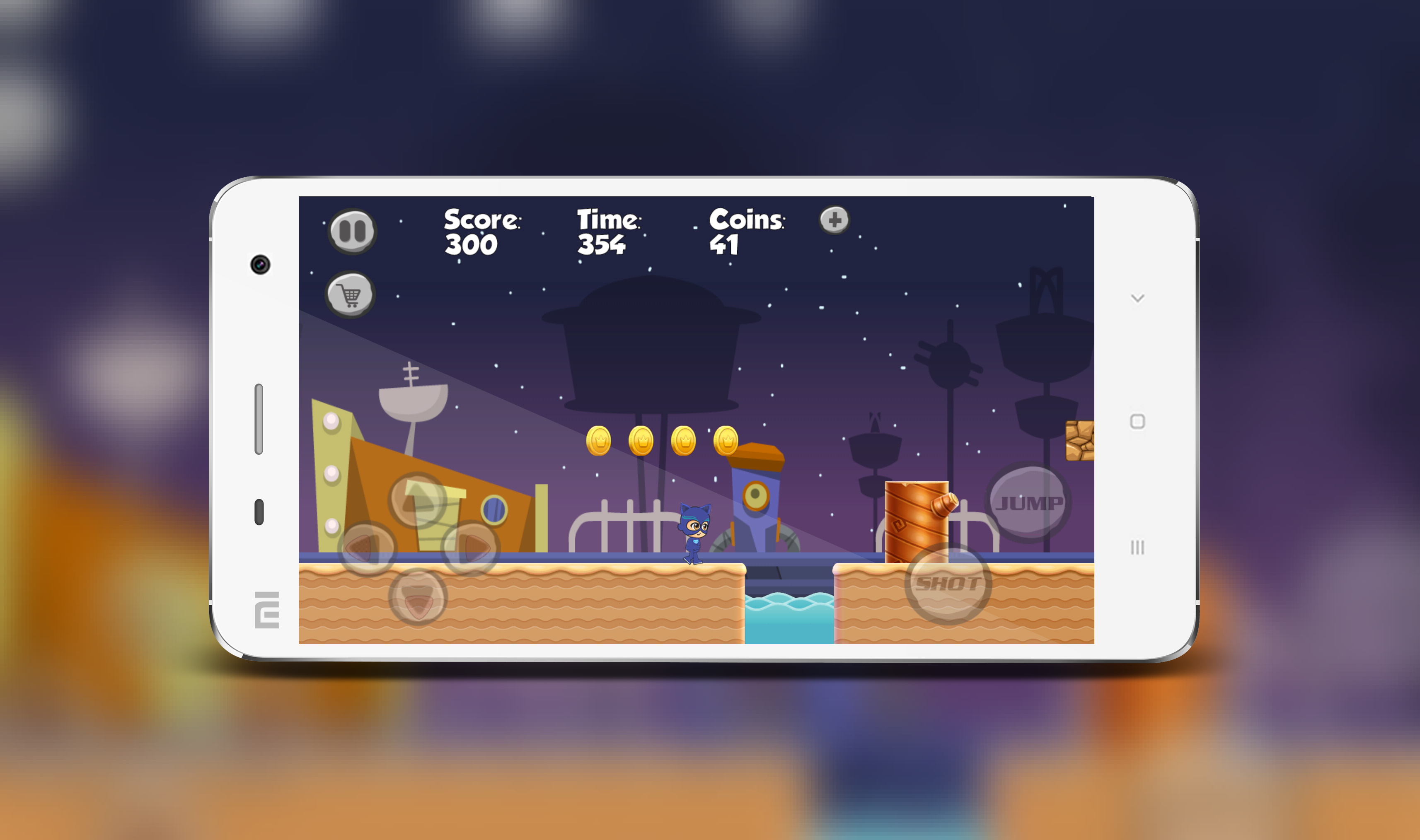 PJ Super Masks Adventure Game Screenshot