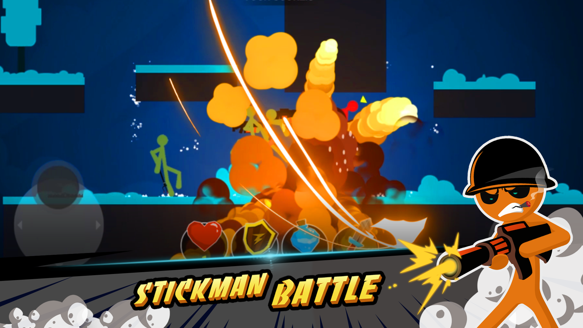 Stickman Battle: The King screenshot game