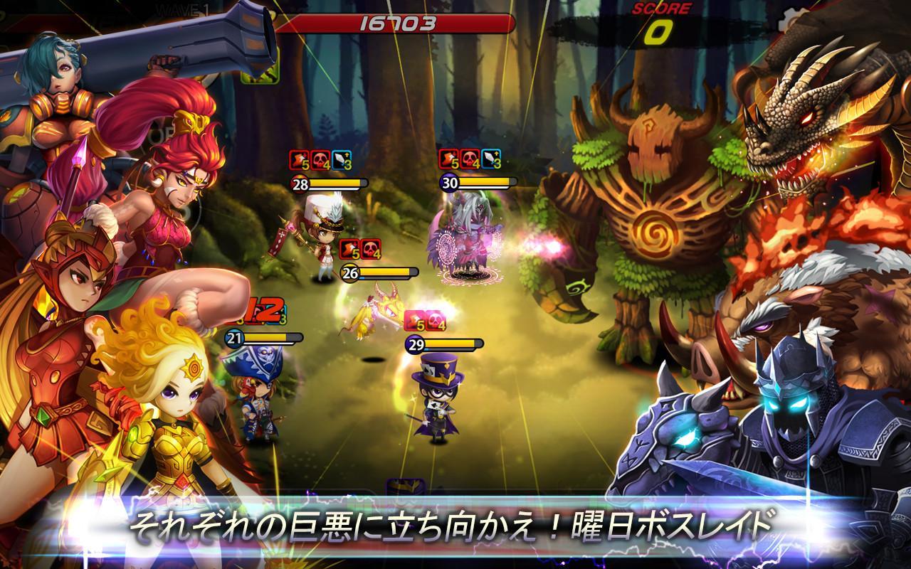 ワンダータクティクス ゲームのスクリーンショット
