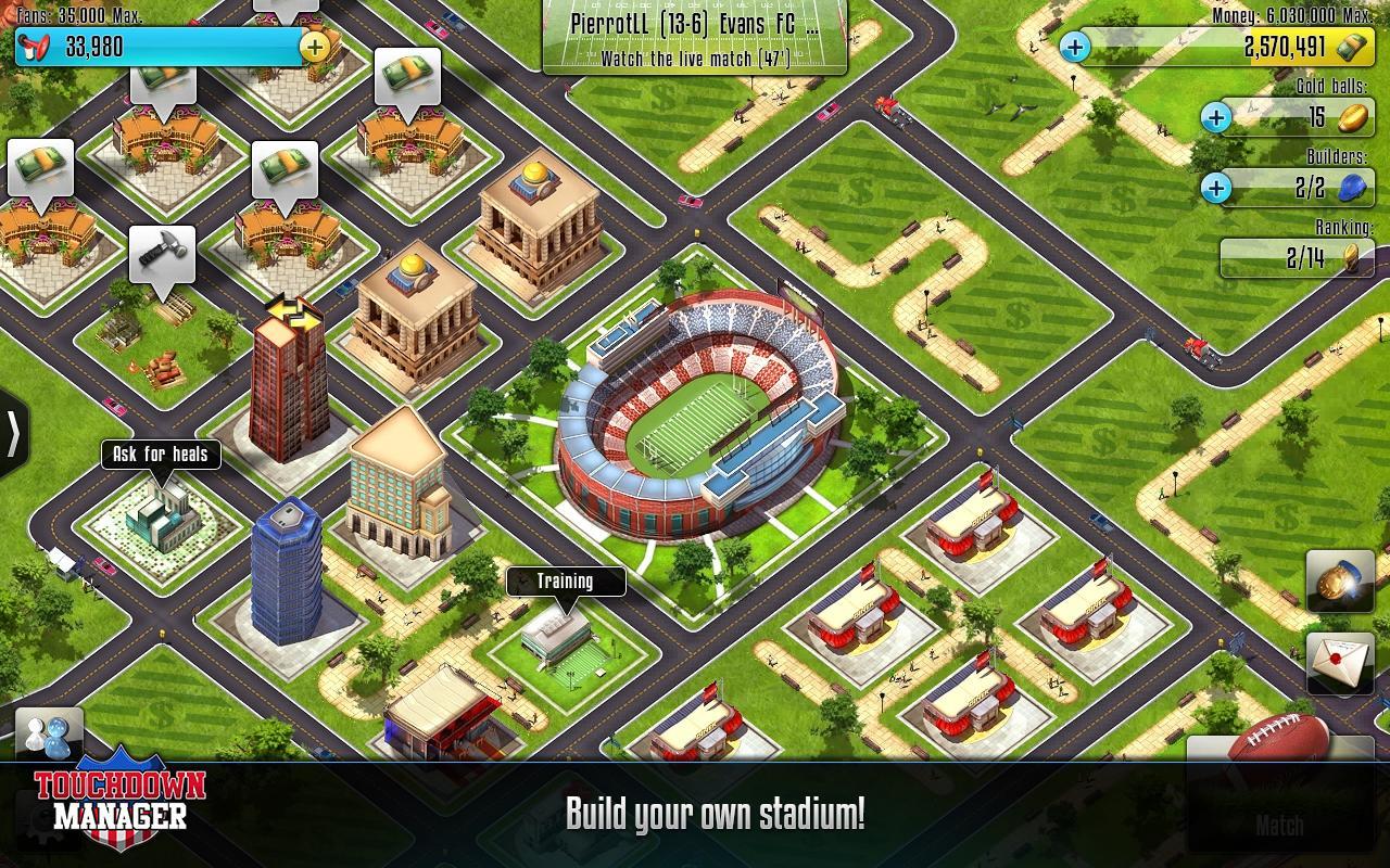 Touchdown Manager screenshot game