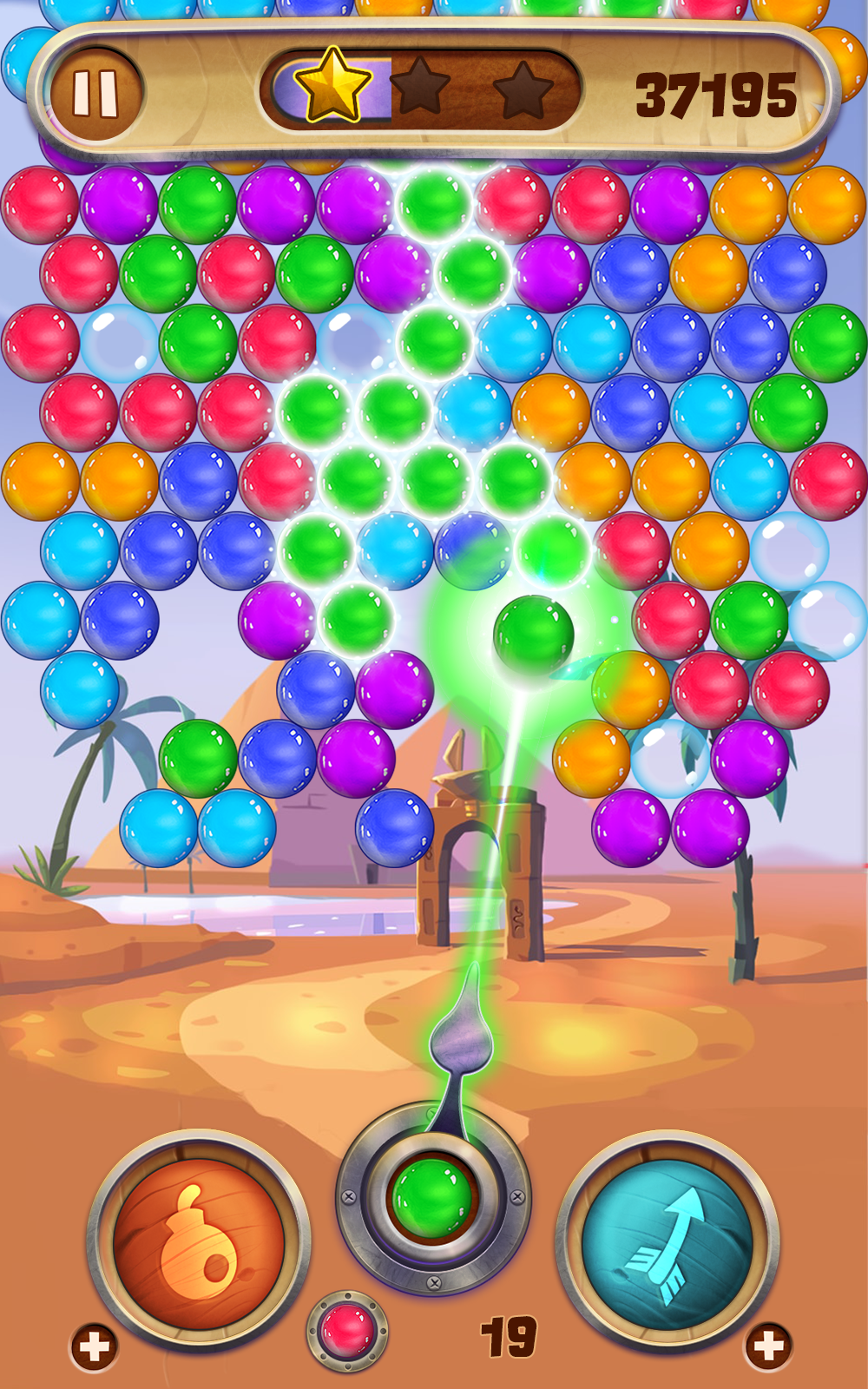 Pyramid Pop Game Screenshot