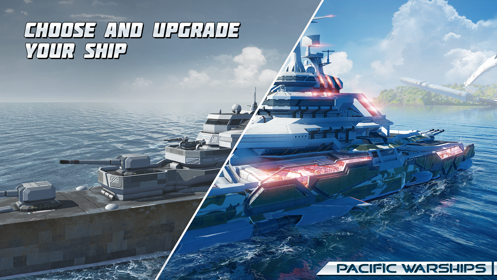 Pacific Warships: Naval PvP Game Screenshot