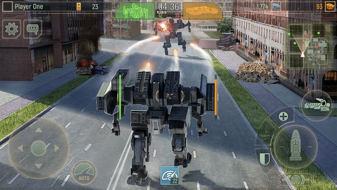 Screenshot of WWR: War Robots Games