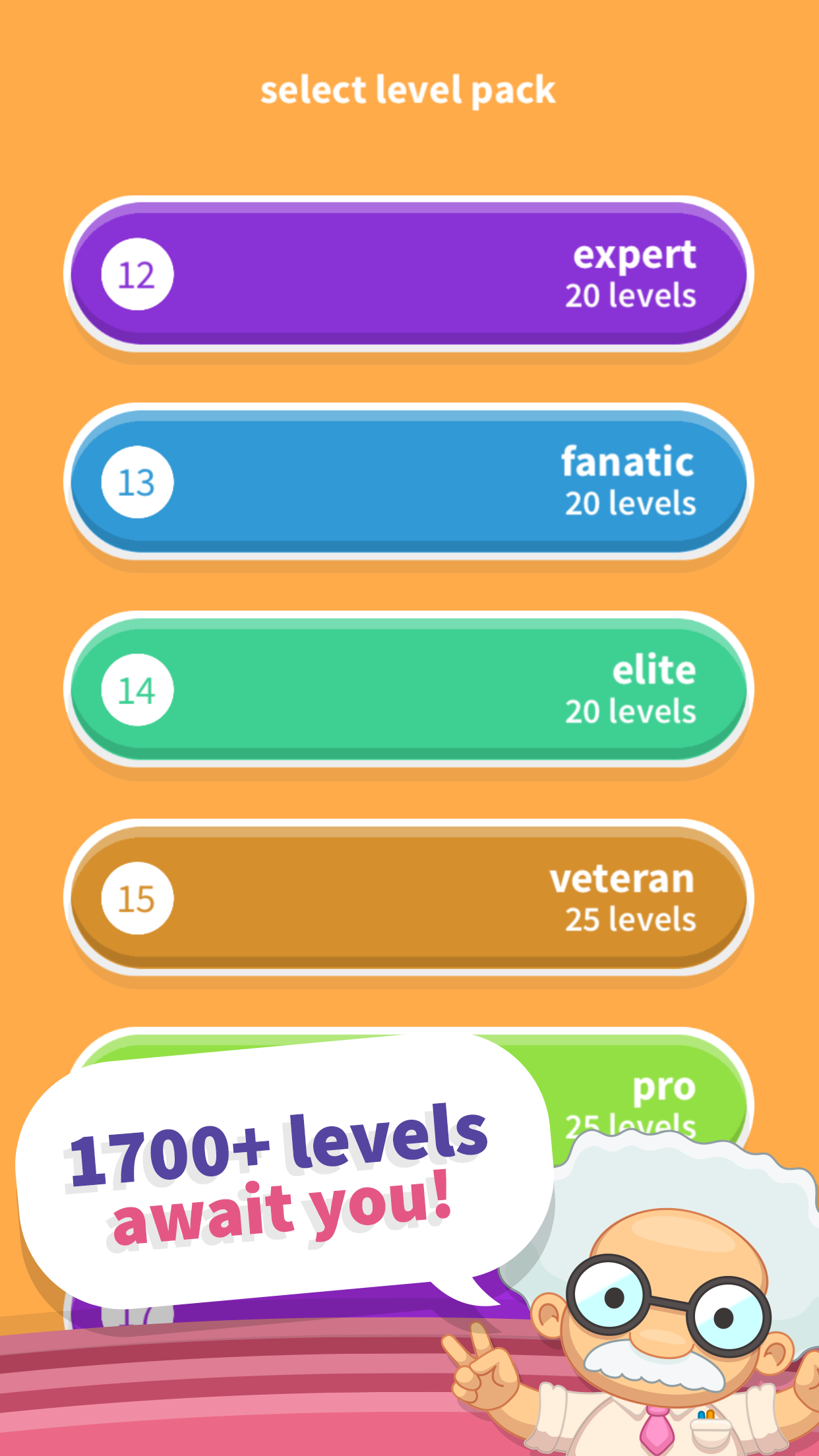 WordWhizzle Search Game Screenshot