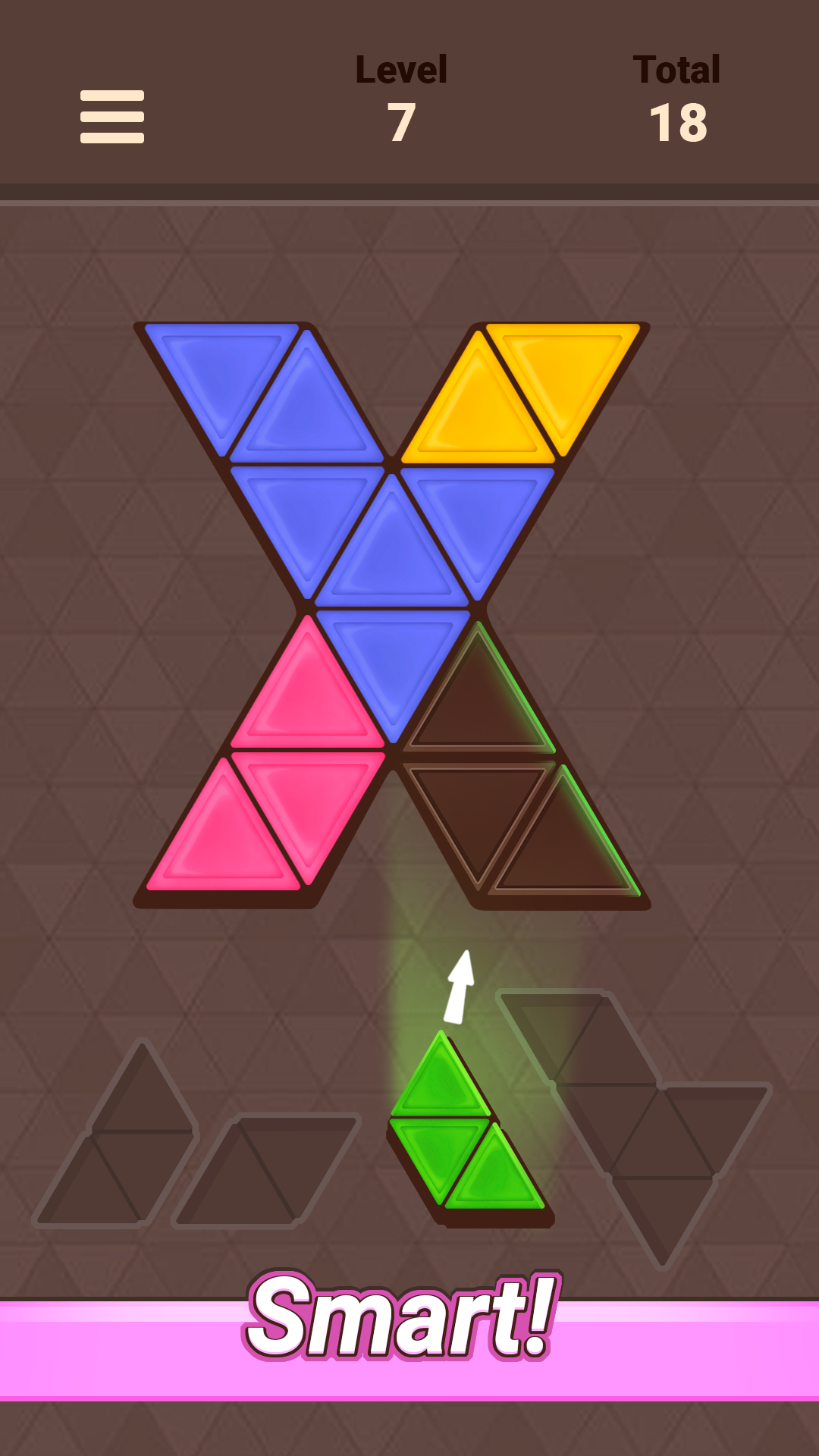 Triangle Tangram Game Screenshot