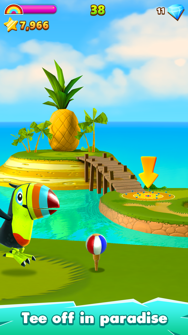 Golf Island 遊戲截圖