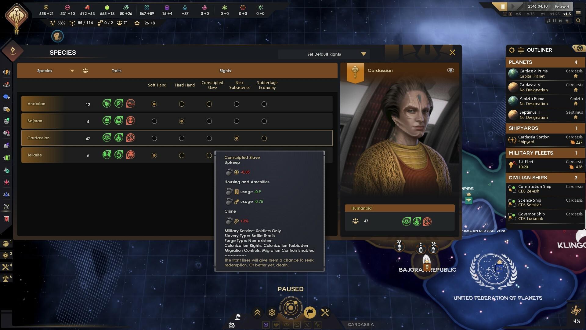 Star Trek: Infinite screenshot game