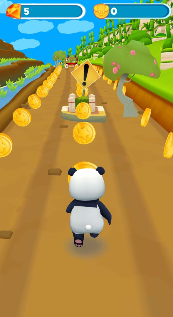 Screenshot of Baby Panda Run