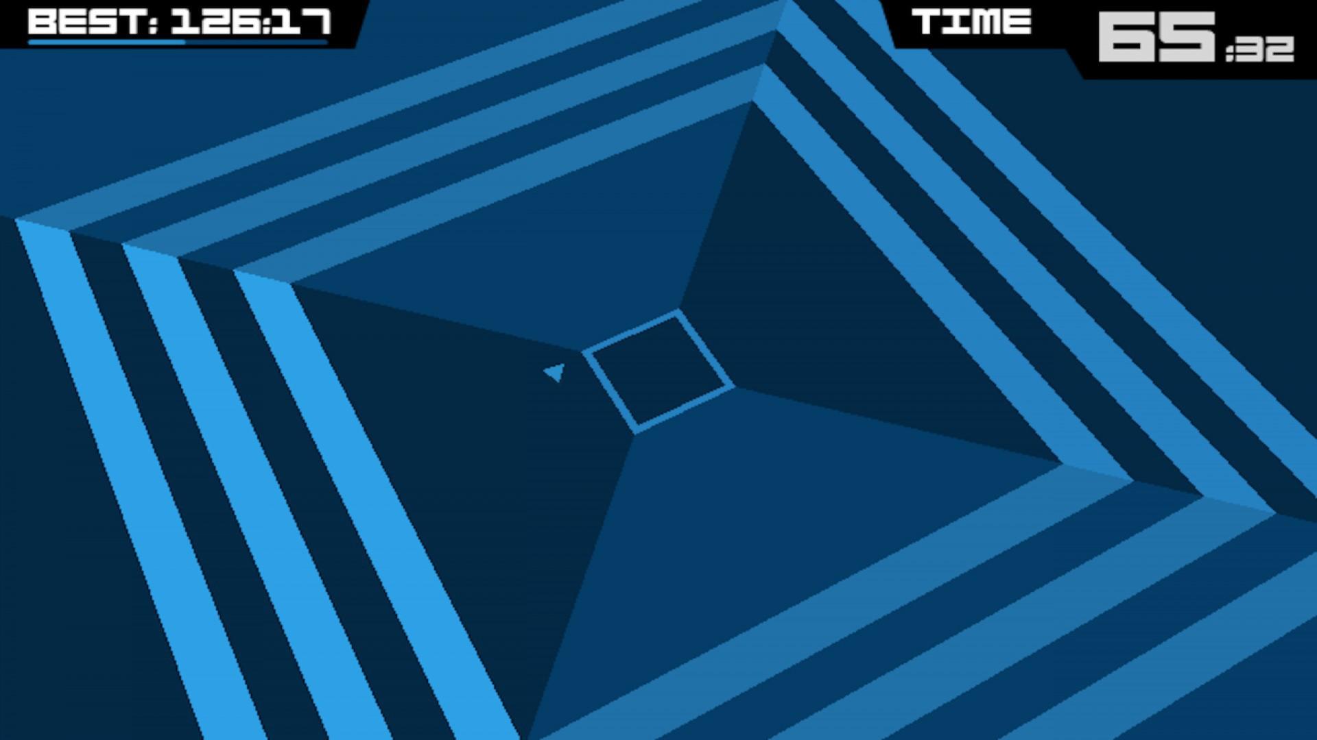 Super Hexagon Game Screenshot