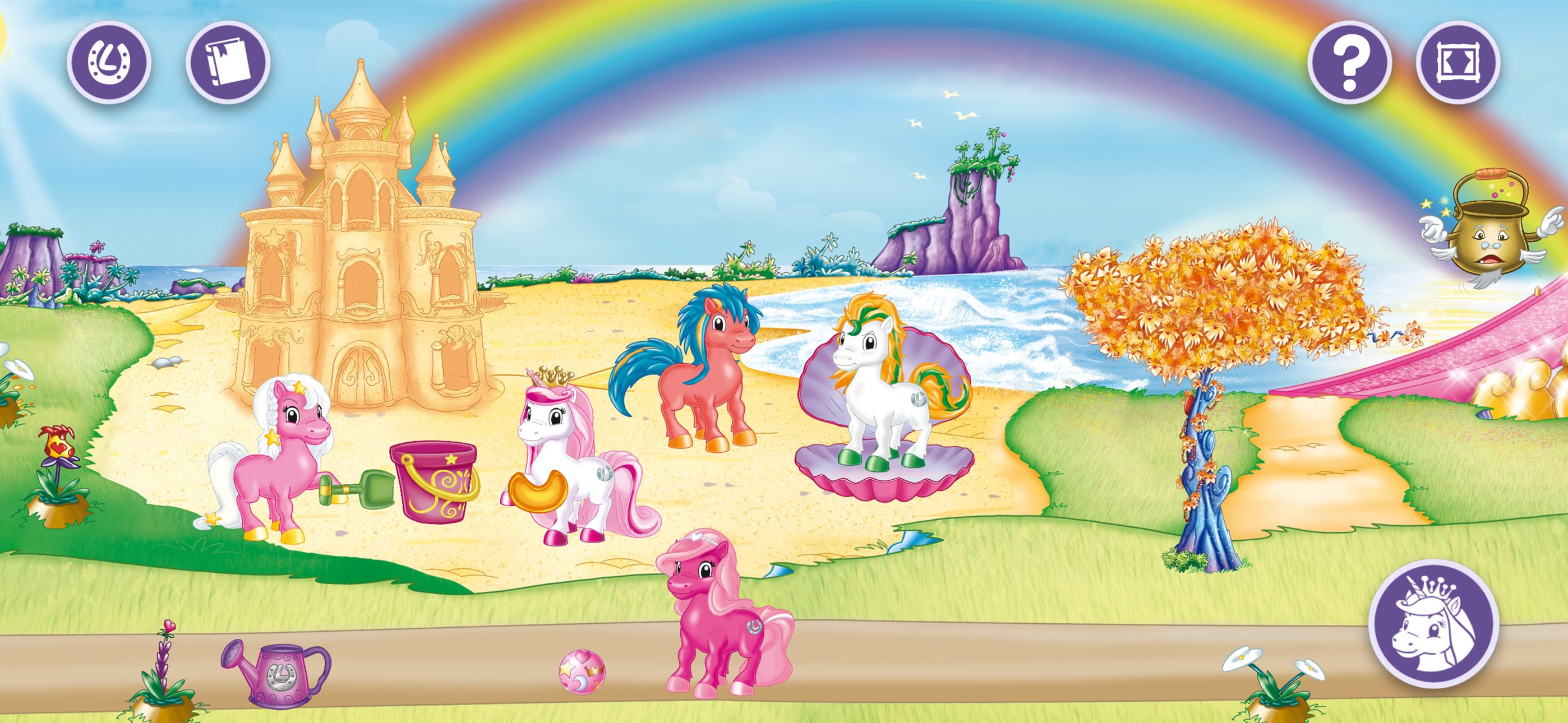 Captura de Tela do Jogo Lissy PONY Magical Adventures