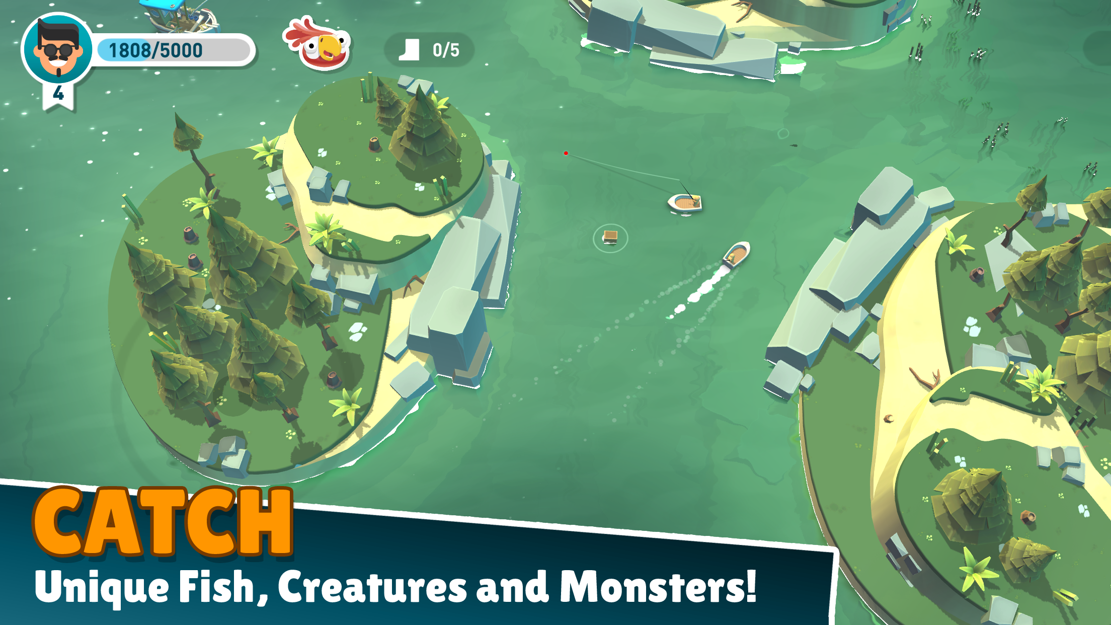 Creatures of the Deep: Fishing Game Screenshot