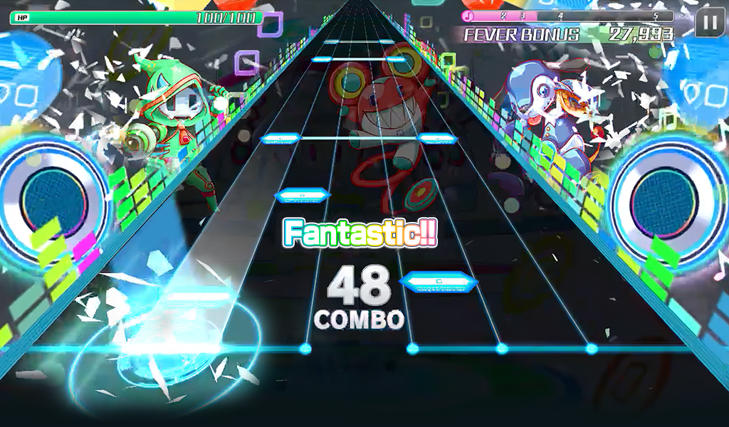 Sonic Beat feat. Crash Fever Game Screenshot