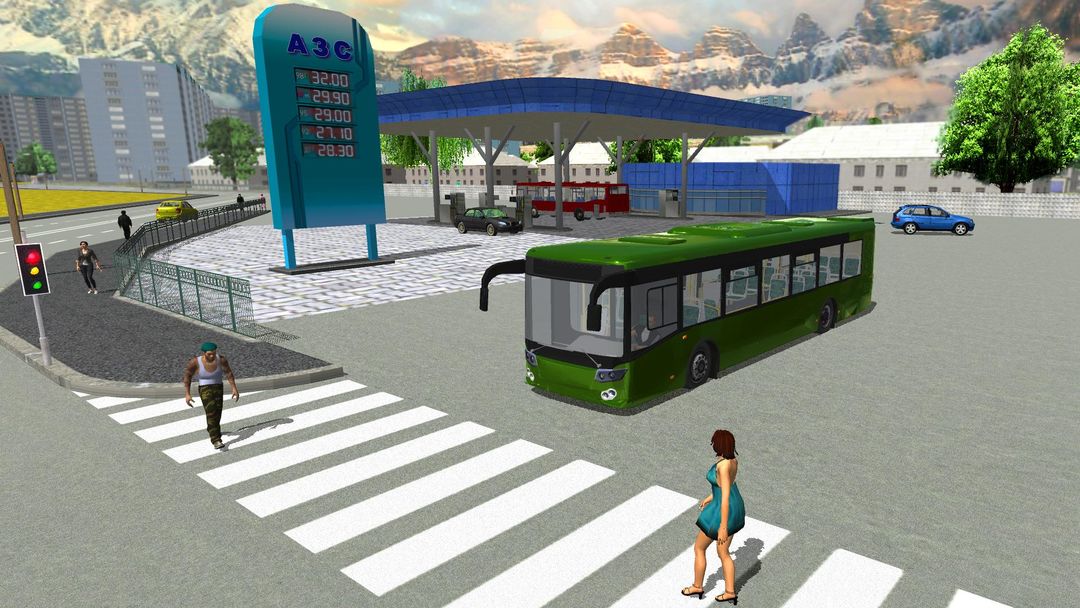 Bus Simulator 3D ภาพหน้าจอเกม