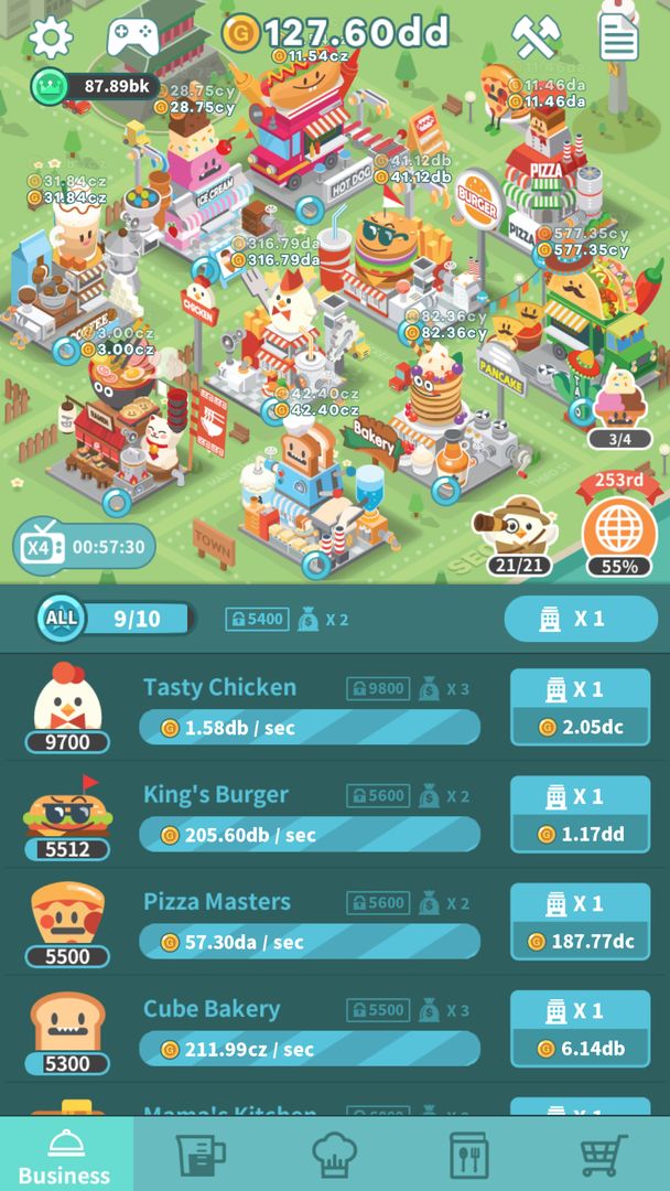 Foodpia tycoon - restaurant screenshot game