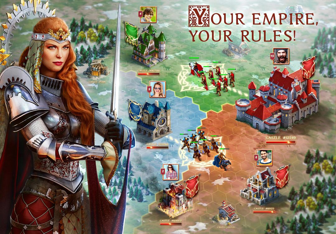Throne: Kingdom at War 게임 스크린 샷