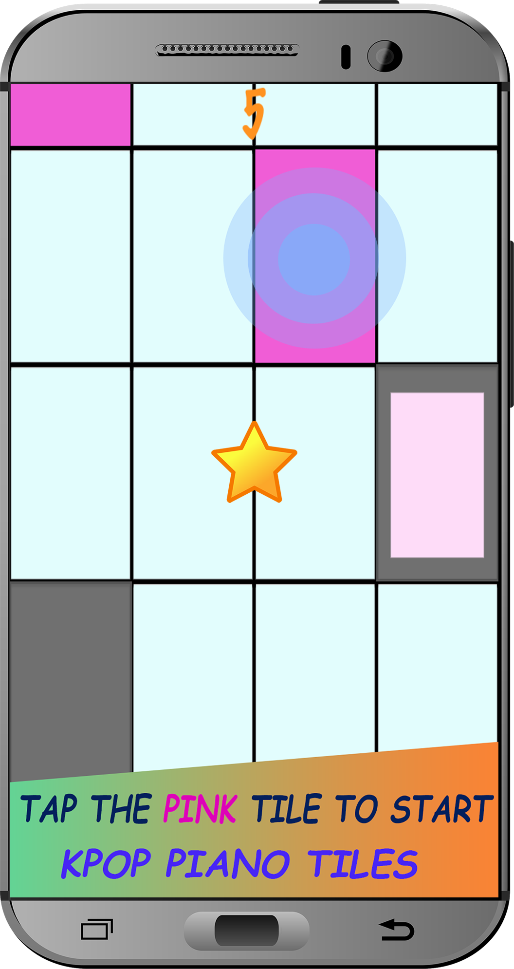 KPOP Piano Tiles Game Screenshot