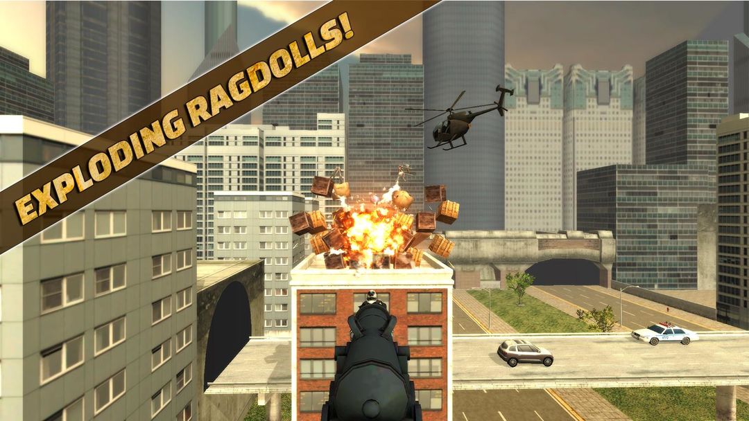Ragdoll Cannon 2 screenshot game