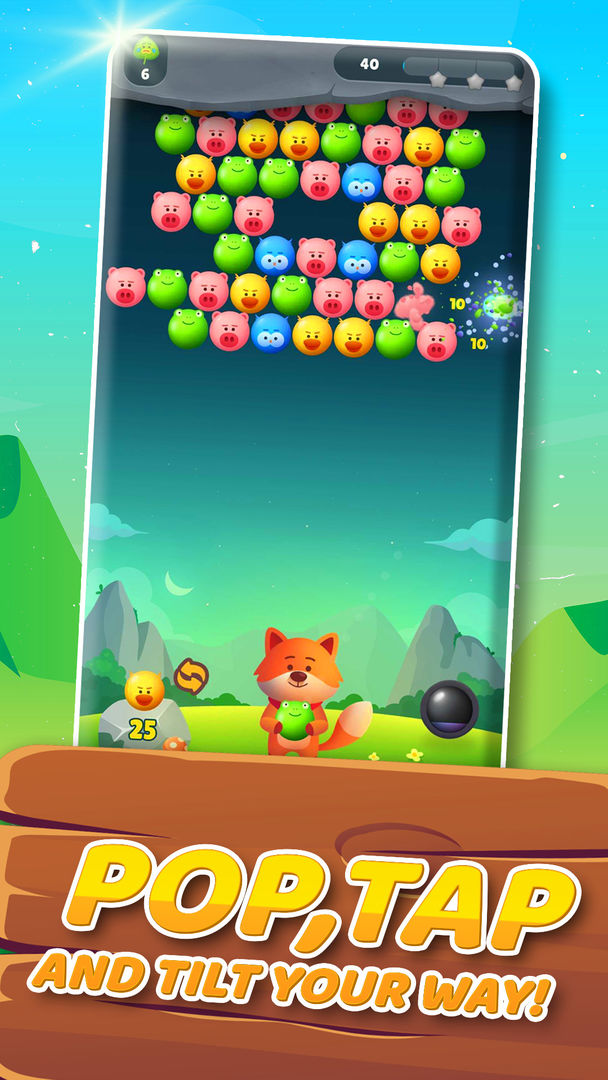 Bubble Shooter: Animal World ภาพหน้าจอเกม