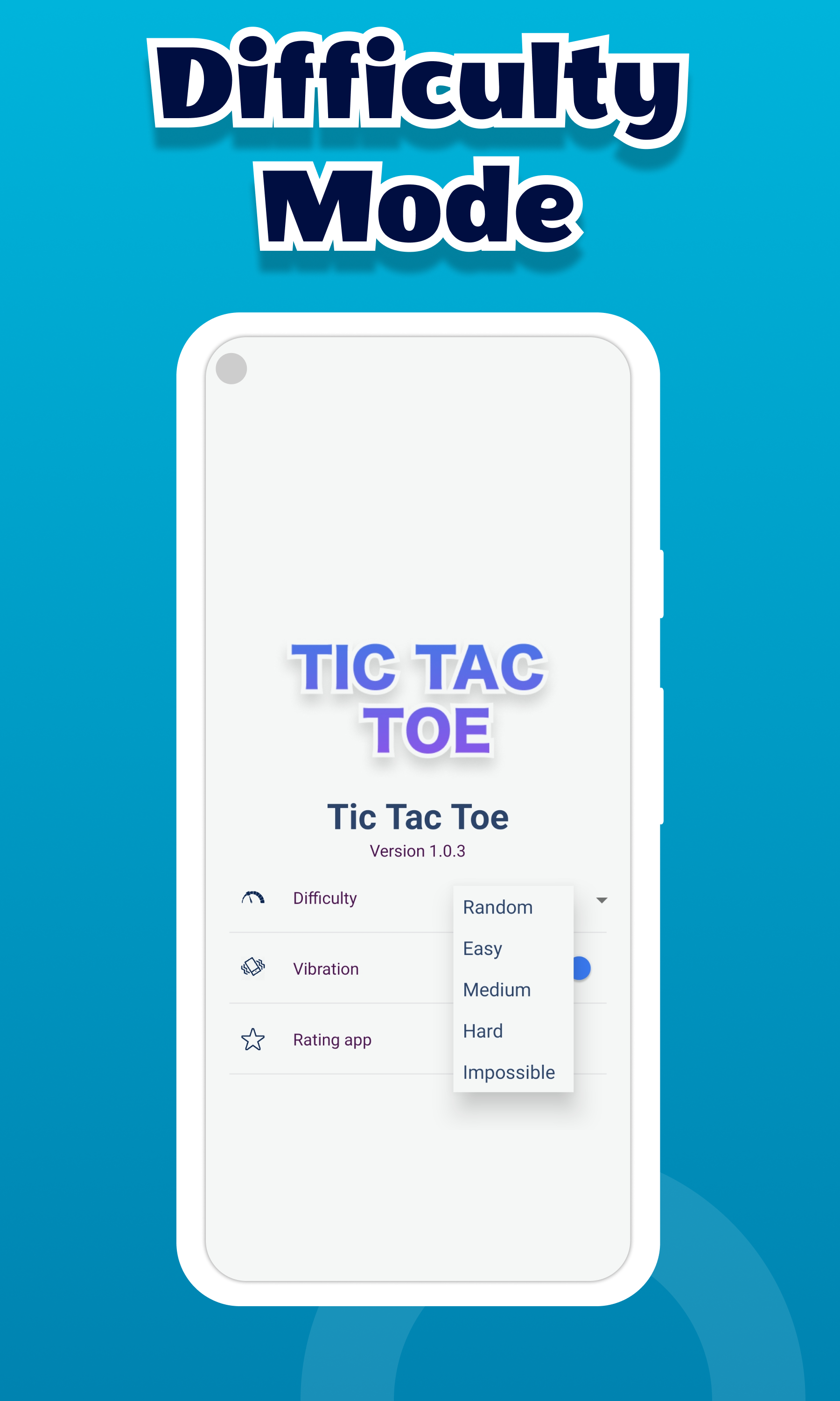 Tic Tac Toe 2 player Game Game Screenshot
