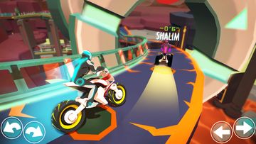 Скриншот игры Gravity Rider: Space Bike Race