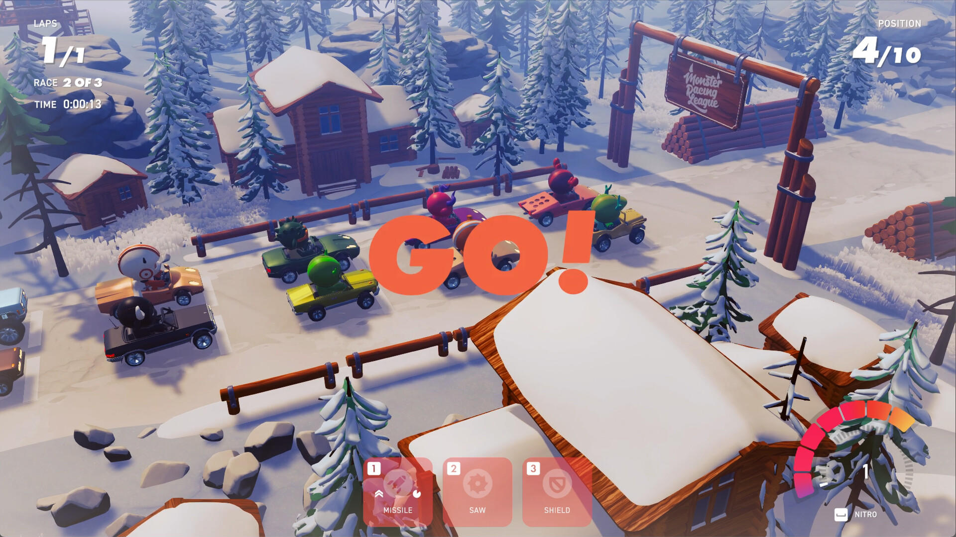 Monster Racing League 遊戲截圖