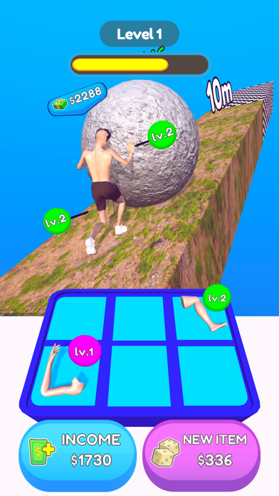 Roll the Rock! Game Screenshot