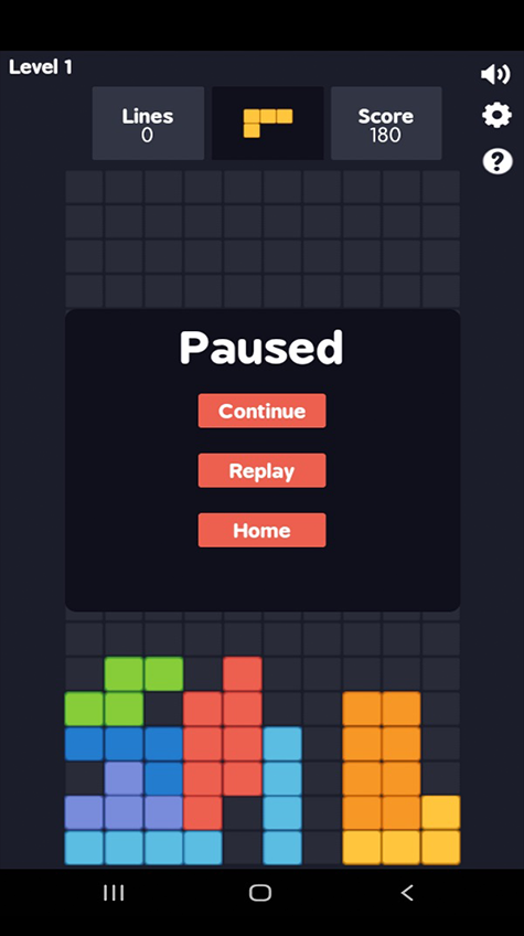 Cuplikan Layar Game Block Puzzle Classic Brick