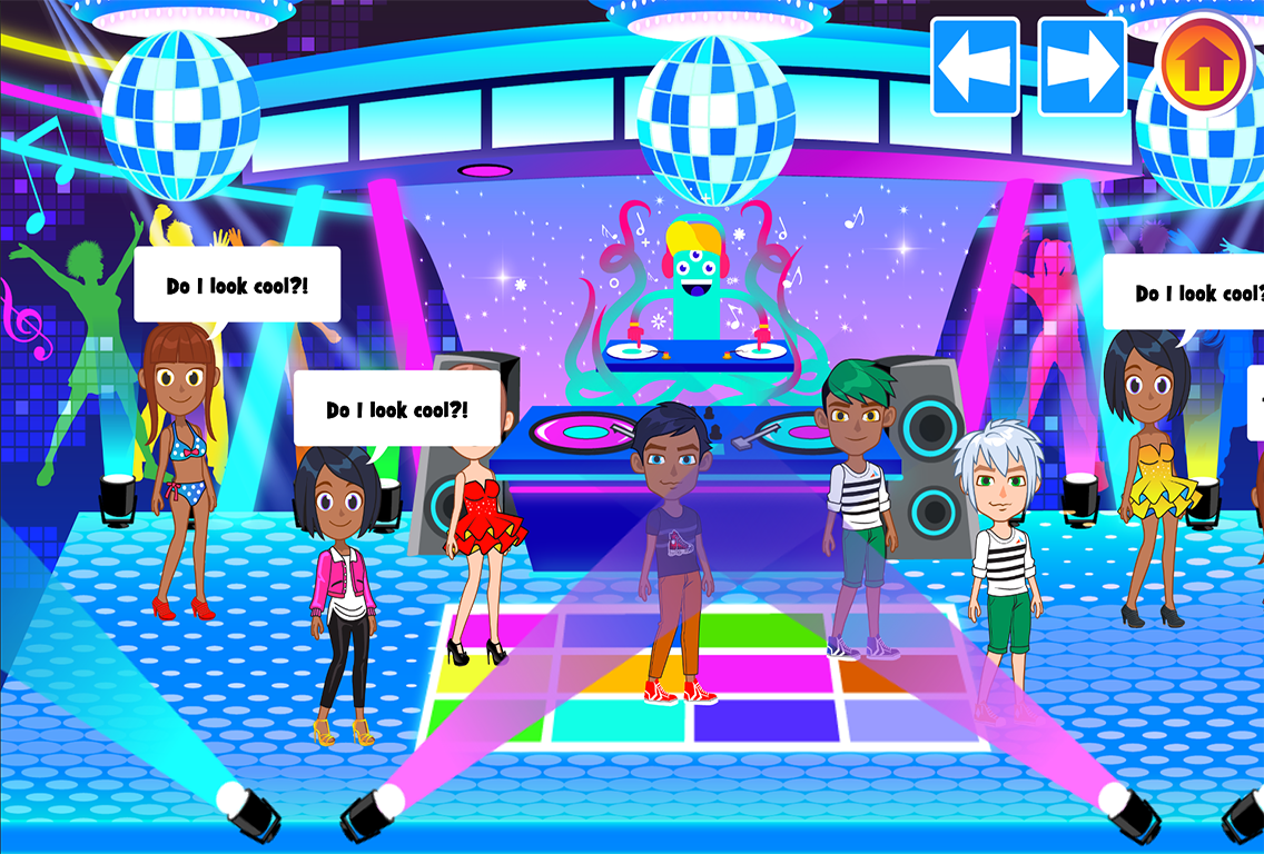 My Pretend Neon Night Club - Kids Dance Games FREE Game Screenshot