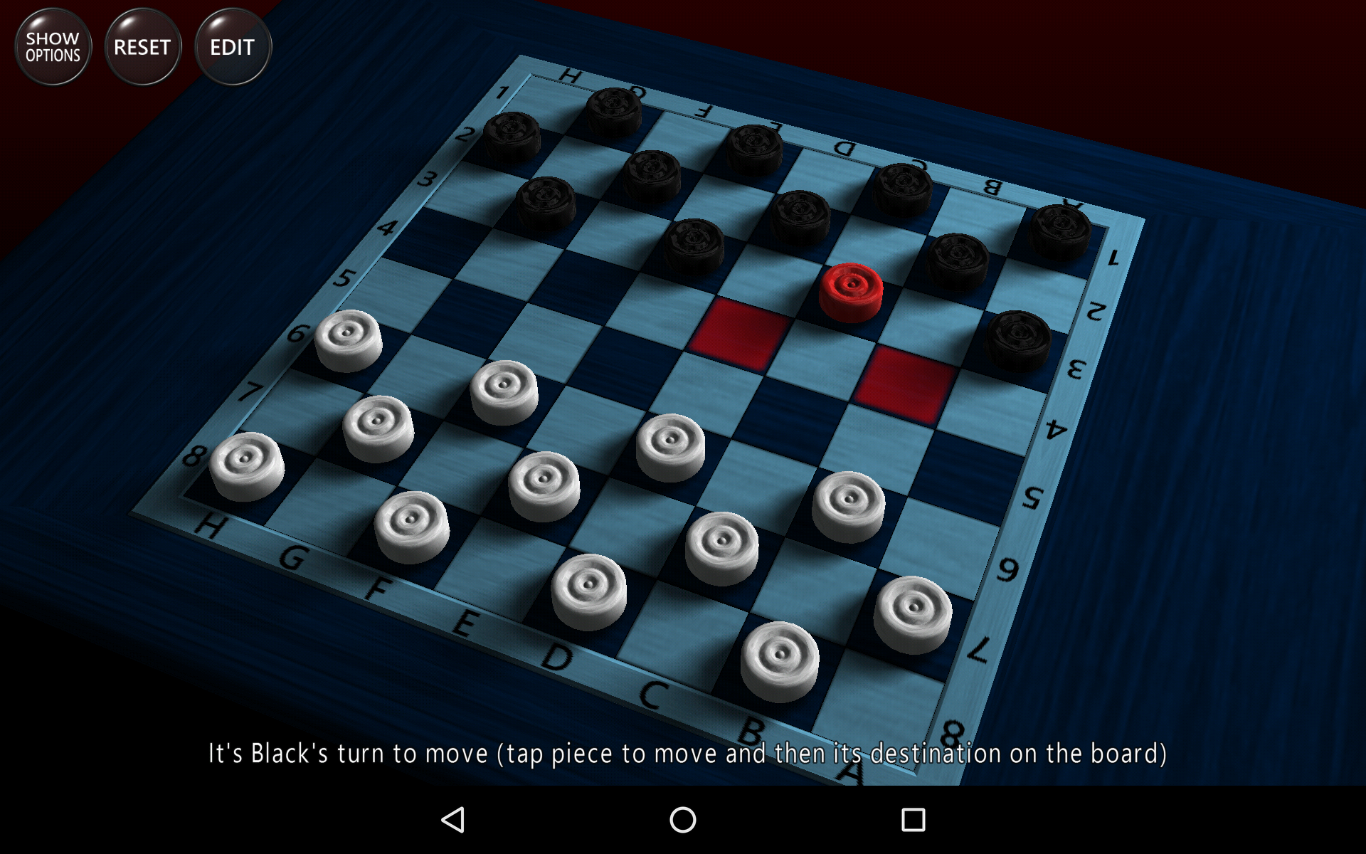 3D Checkers Game ゲームのスクリーンショット