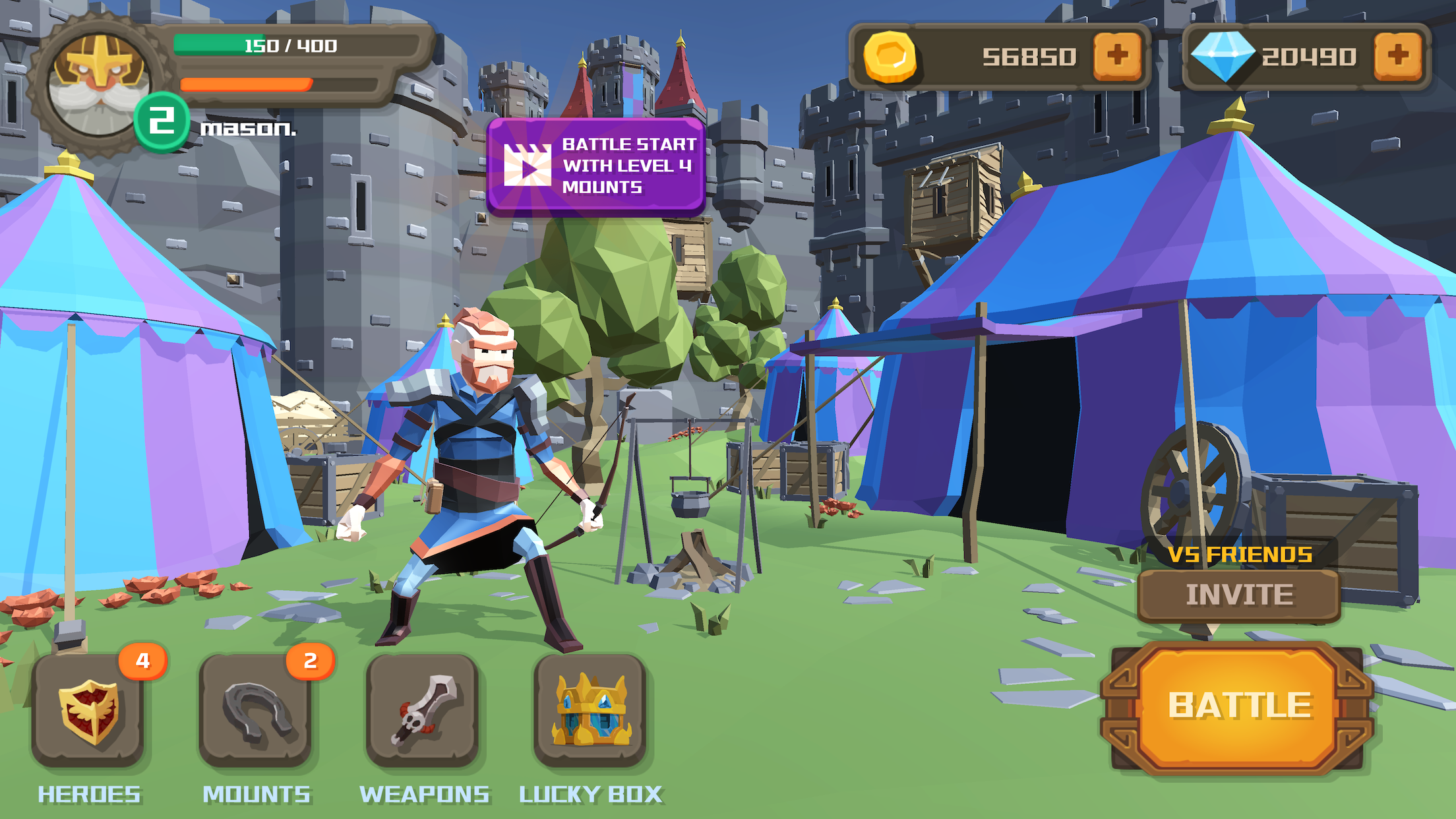 BowRider.io: Fun Bow .io Games Game Screenshot