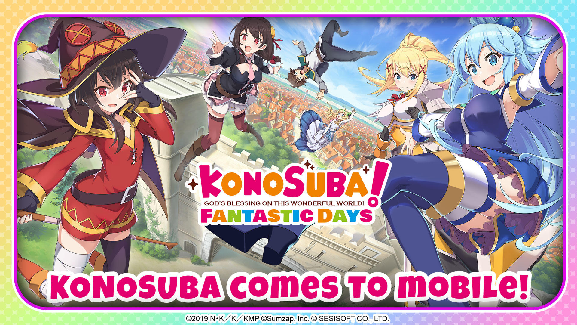 KonoSuba: Fantastic Days: Endearing Interviews With Aqua And Kazuma