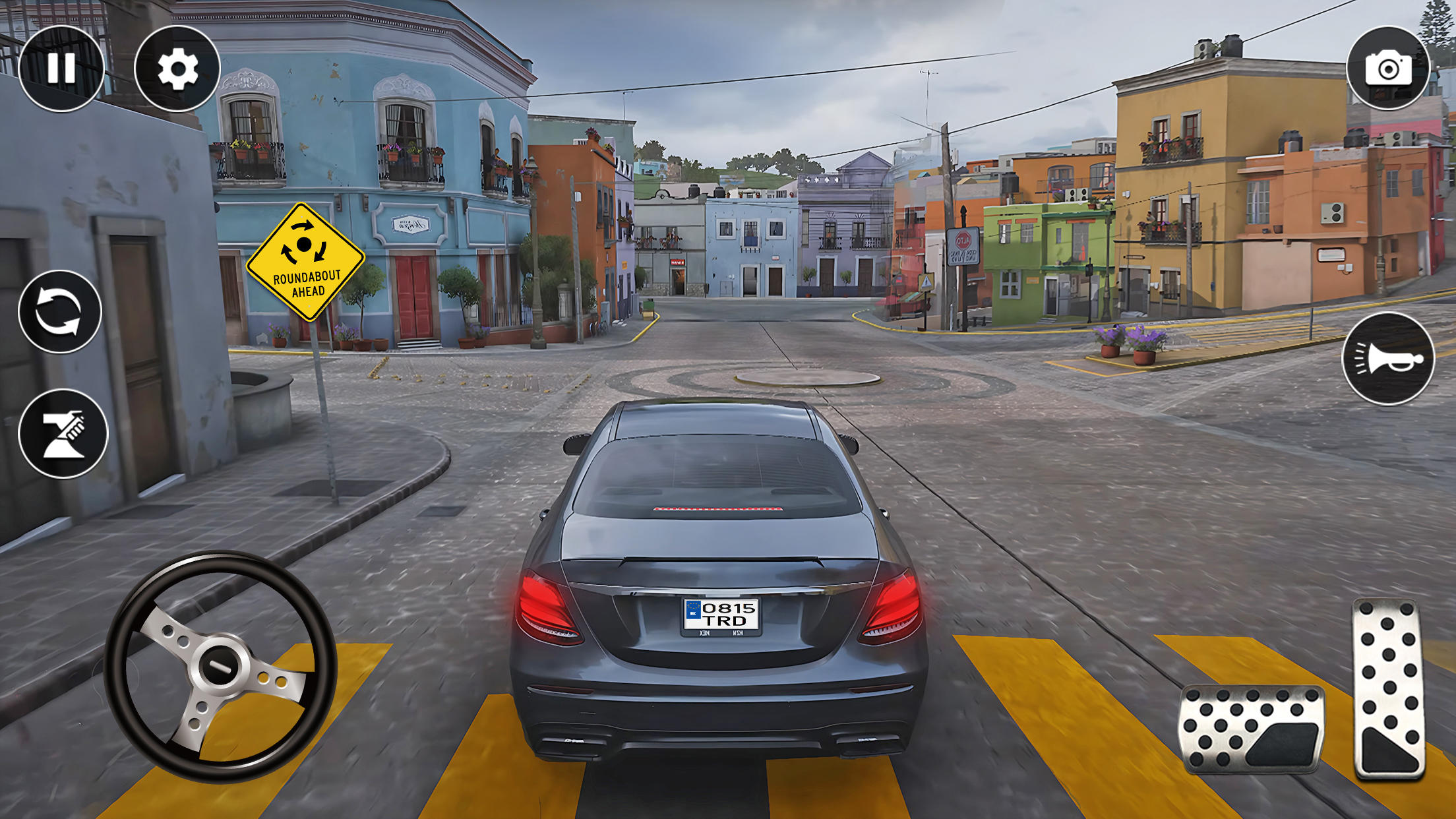 Screenshot 1 of Городское вождение автомобиля: 3D автомобильные игры 1.2