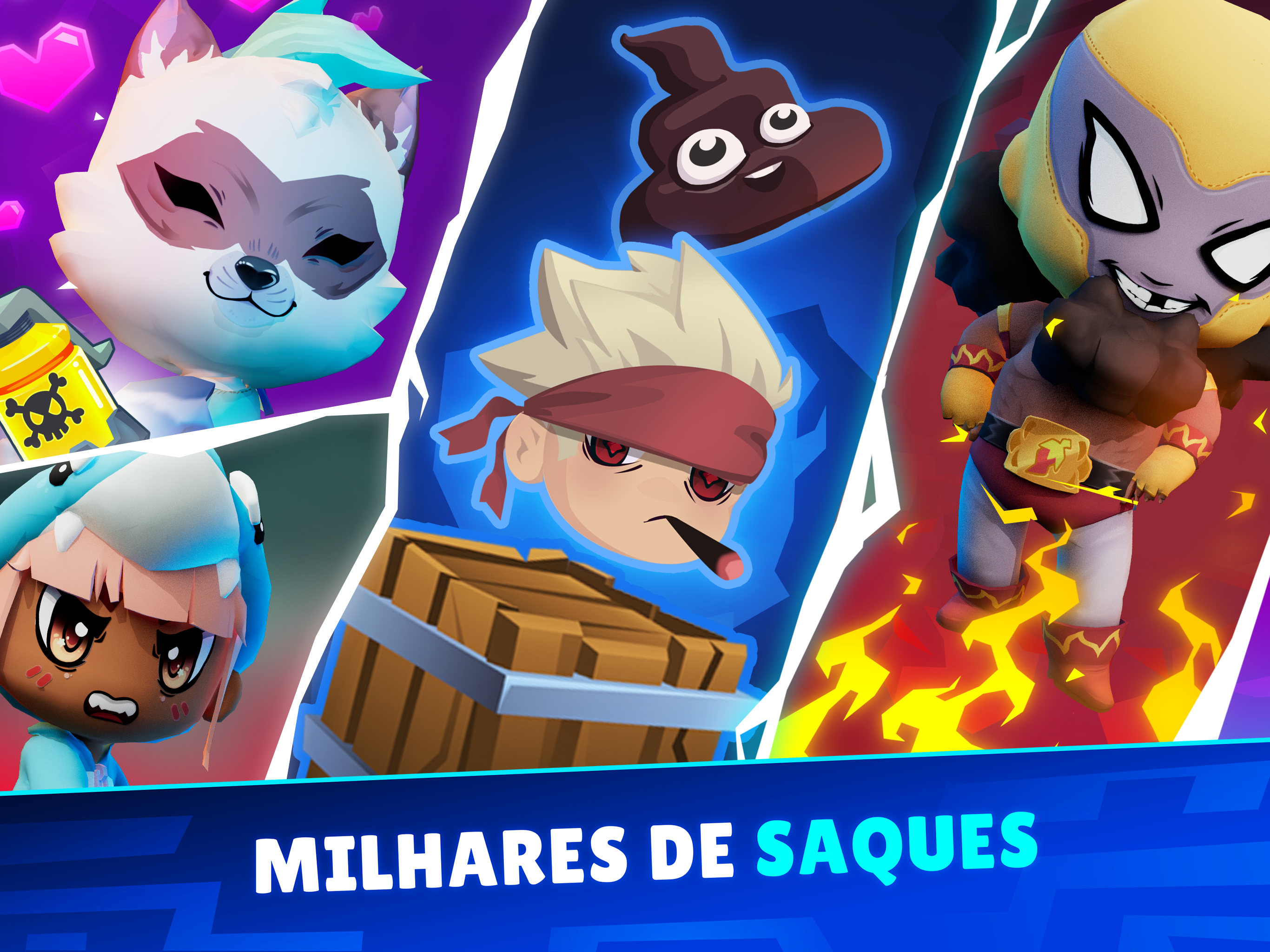 Captura de Tela do Jogo Bullet League - BATTLE ROYALE