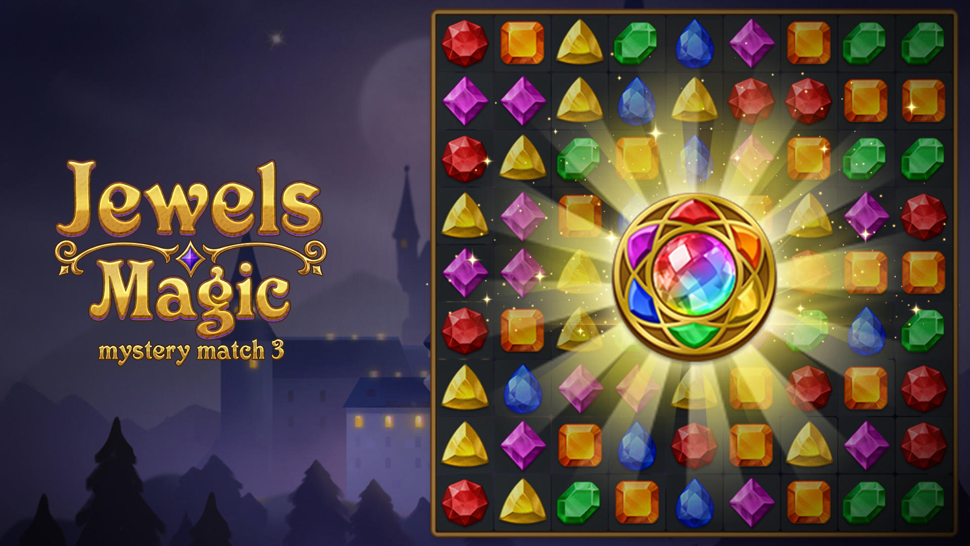 Jewels Magic: Mystery Match3 遊戲截圖