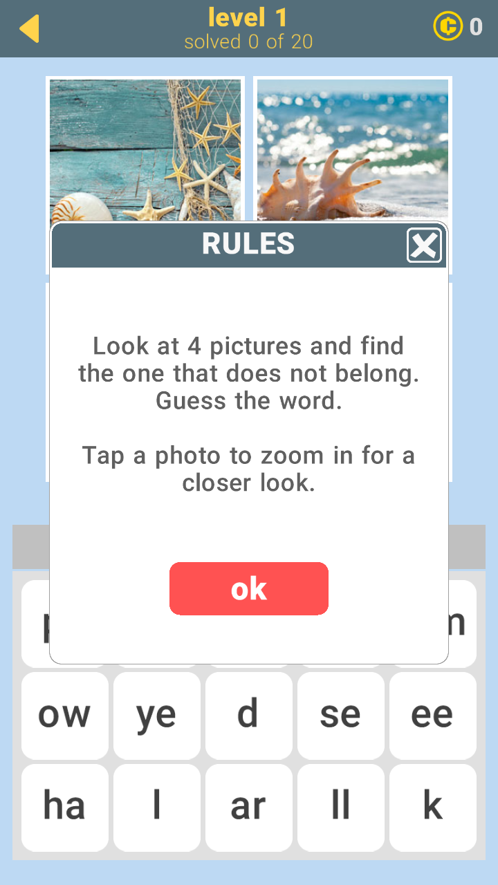 400 Exceptional Words II ゲームのスクリーンショット