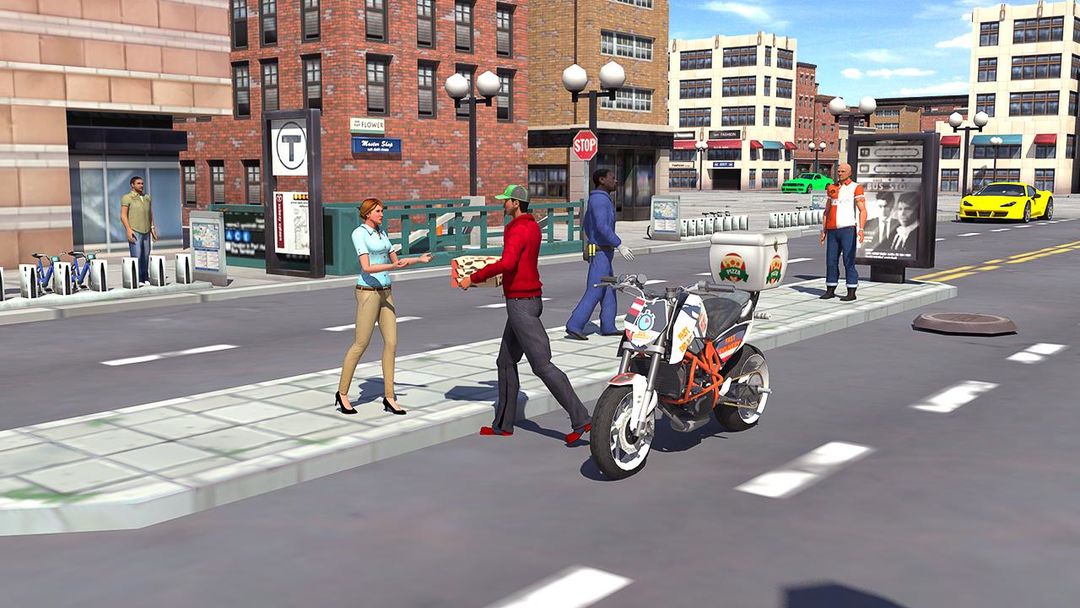 Delivery Rider 게임 스크린 샷