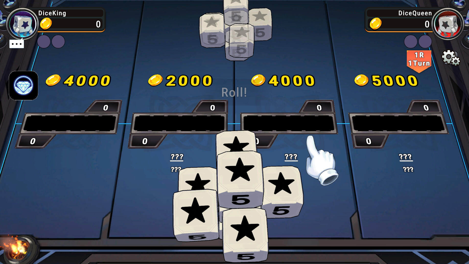 Screenshot of Wit and Dice