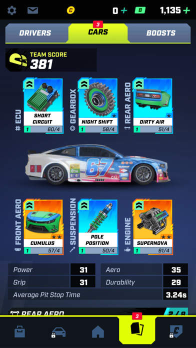 Screenshot of NASCAR Manager 23