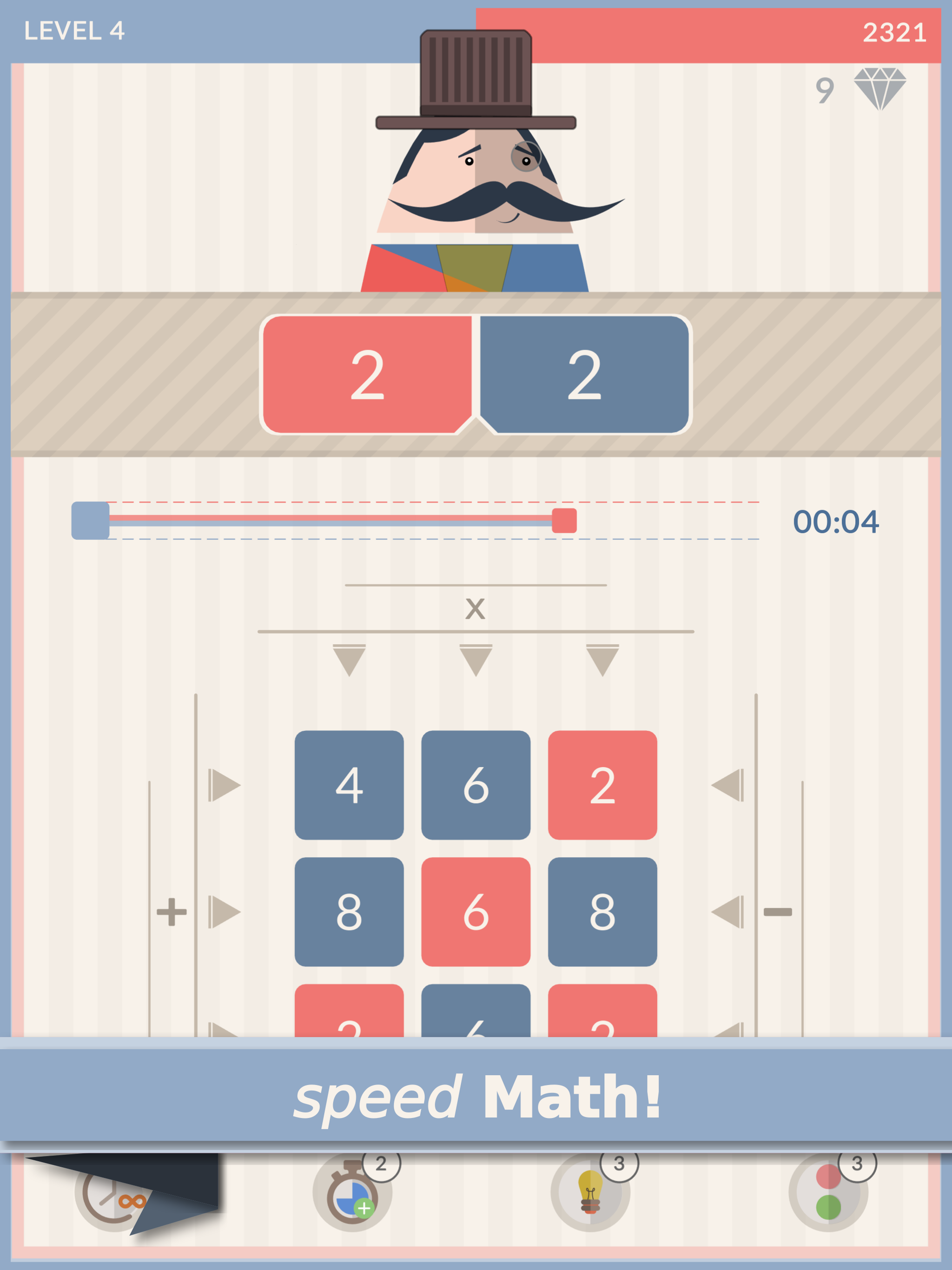 Mr. Mustachio Game Screenshot