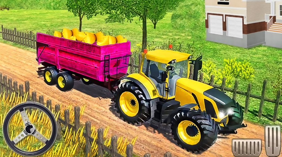 Tractor Farming Driving Game Screenshot