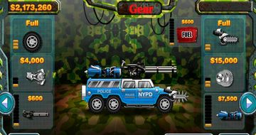 Smash Police Car - Outlaw Run Game Screenshot