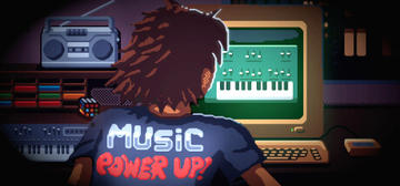 Banner of Music Power Up 